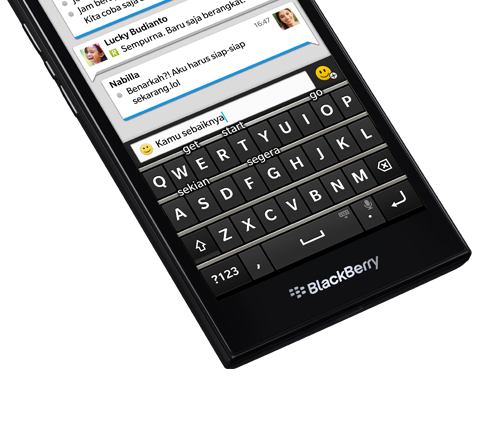 Blackberry Z3 Easy Writing