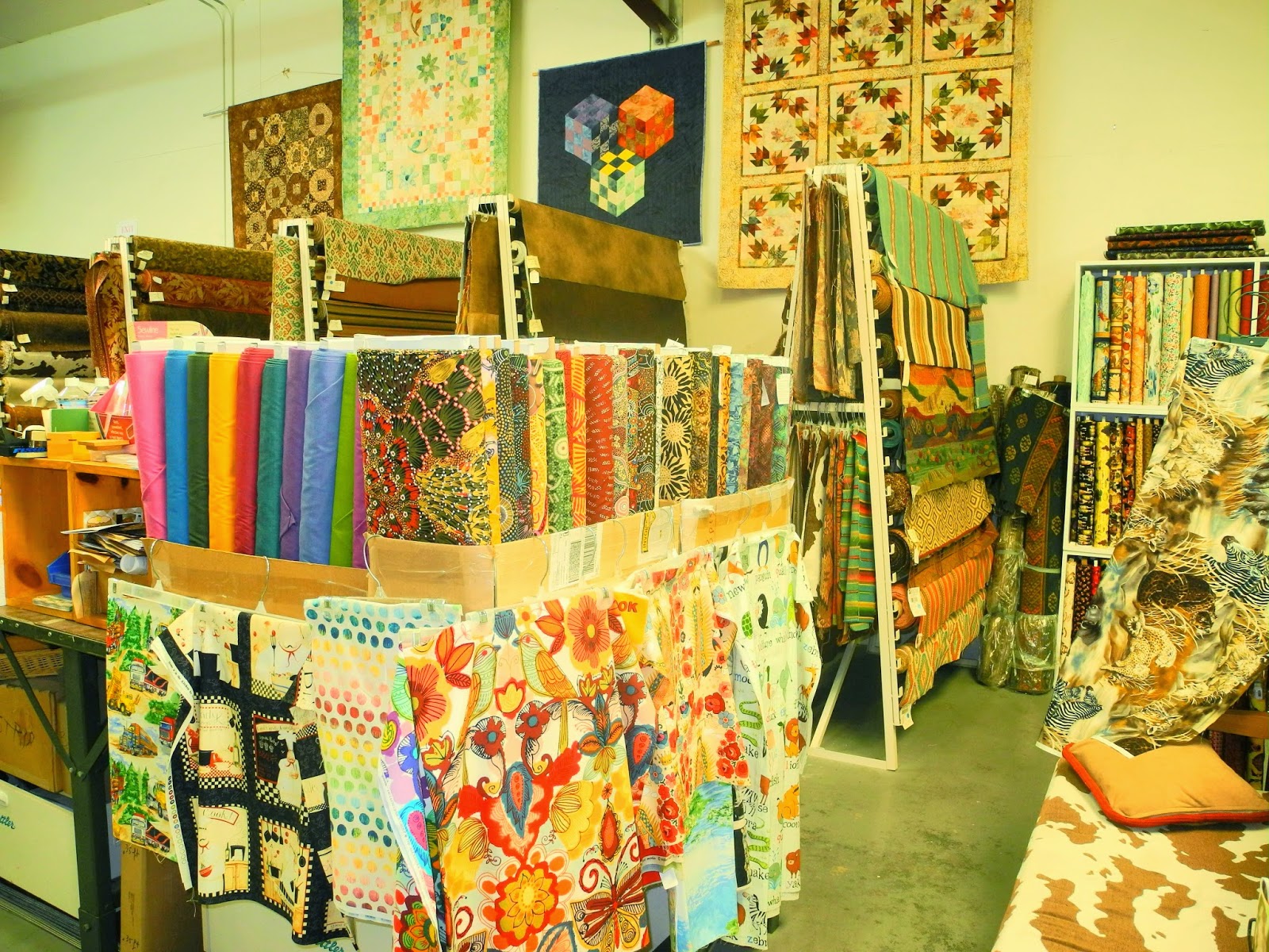 Sherrie loves color! Prescott quilt shop hop with Tie Dye Judy