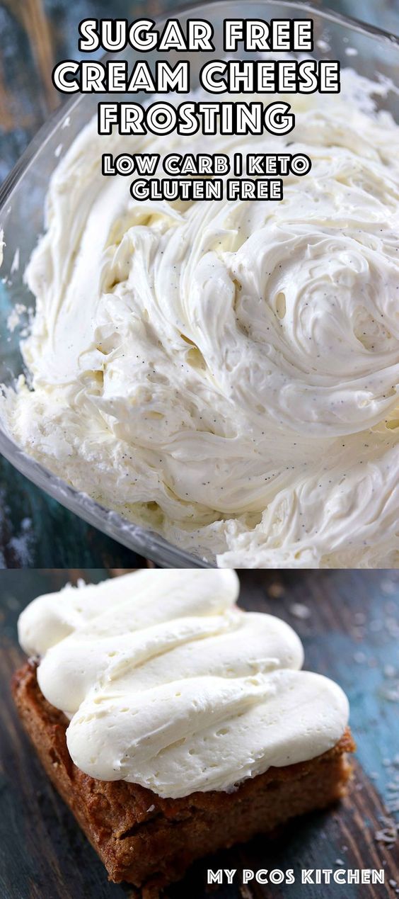 Keto Cream Cheese Frosting {Sugar Free, Low Carb, Gluten Free} Delish