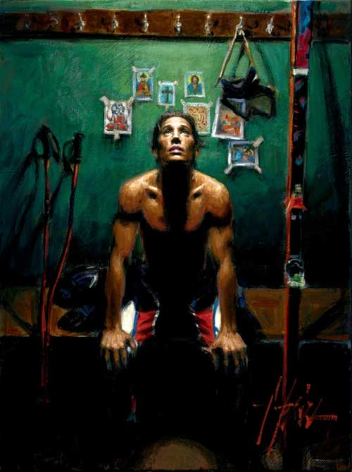 Male Paintings By Fabian Perez, 1967