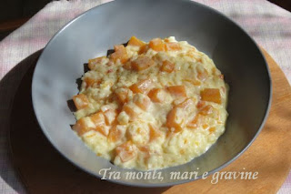 riso, risotto, zucca, ricotta