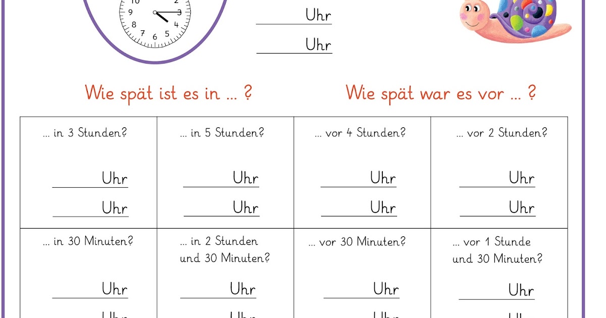 Lernstübchen: Zeitspannen berechnen - eine Kartei zum Knobeln