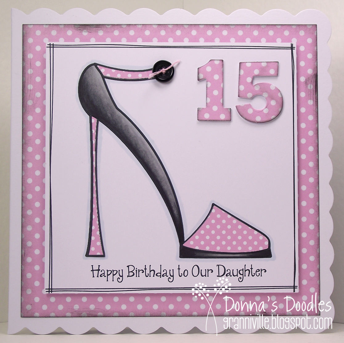 Donna's Doodles: Daughter Birthday Card
