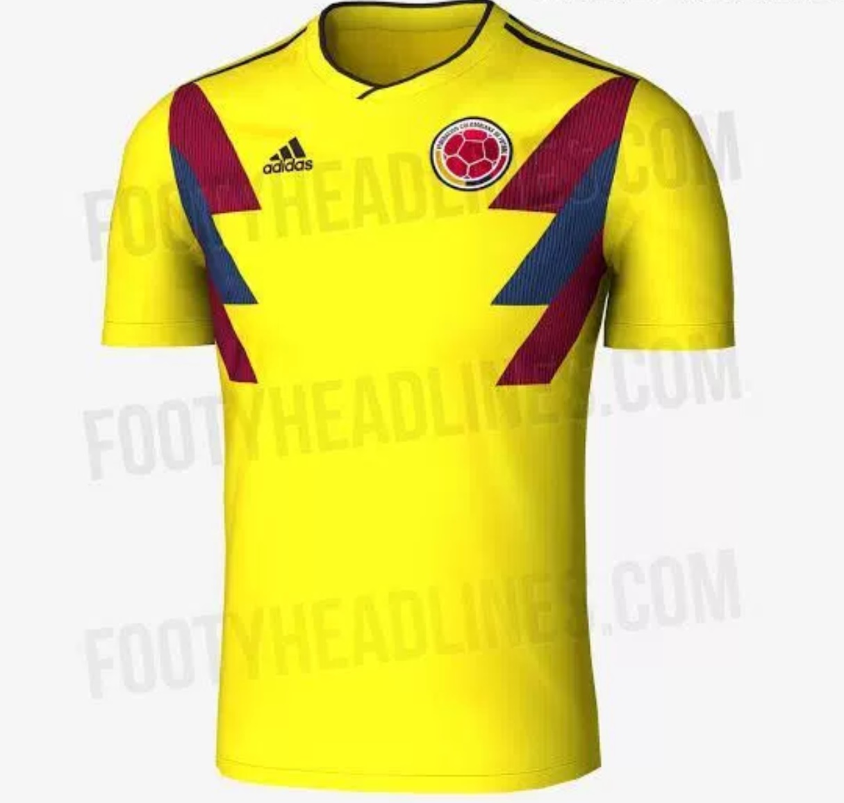 Colombia World Cup 2018 home kit revelaed