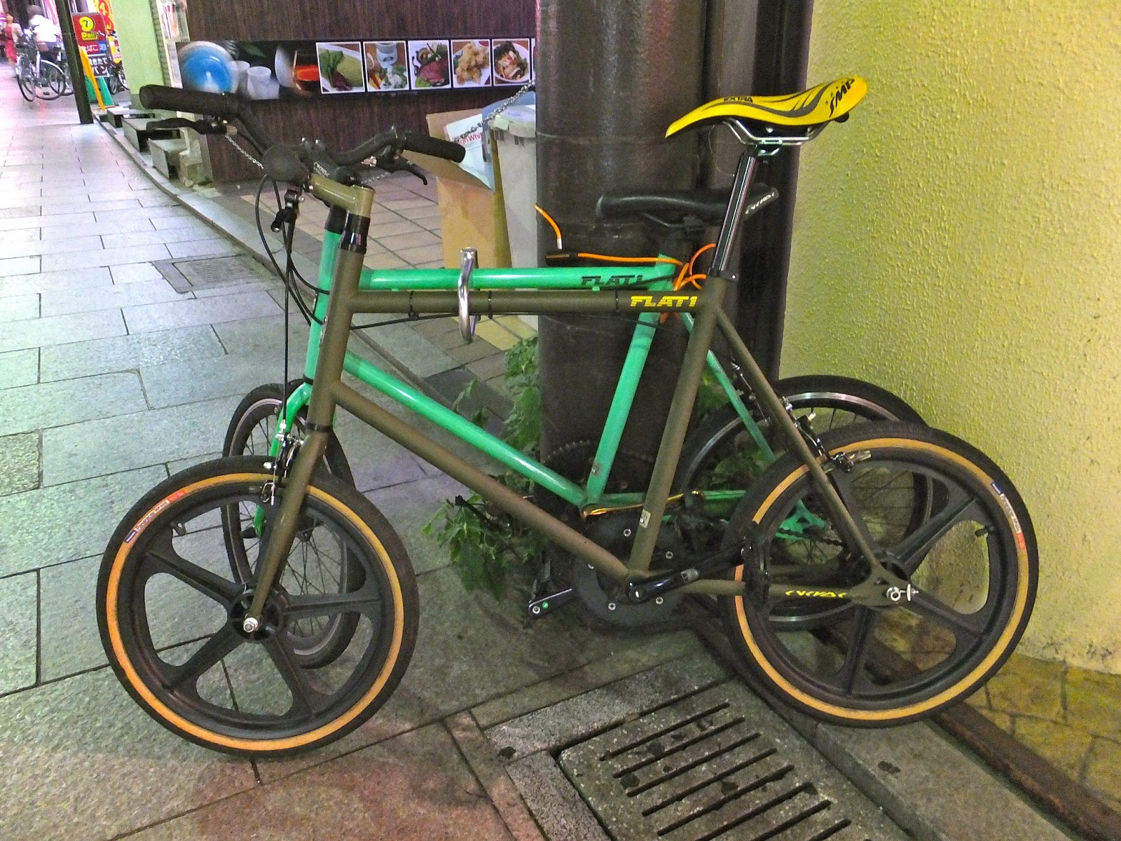 【ミニベロ ピスト cycroc シクロック FLAT1・ガンメタリック】 BMX