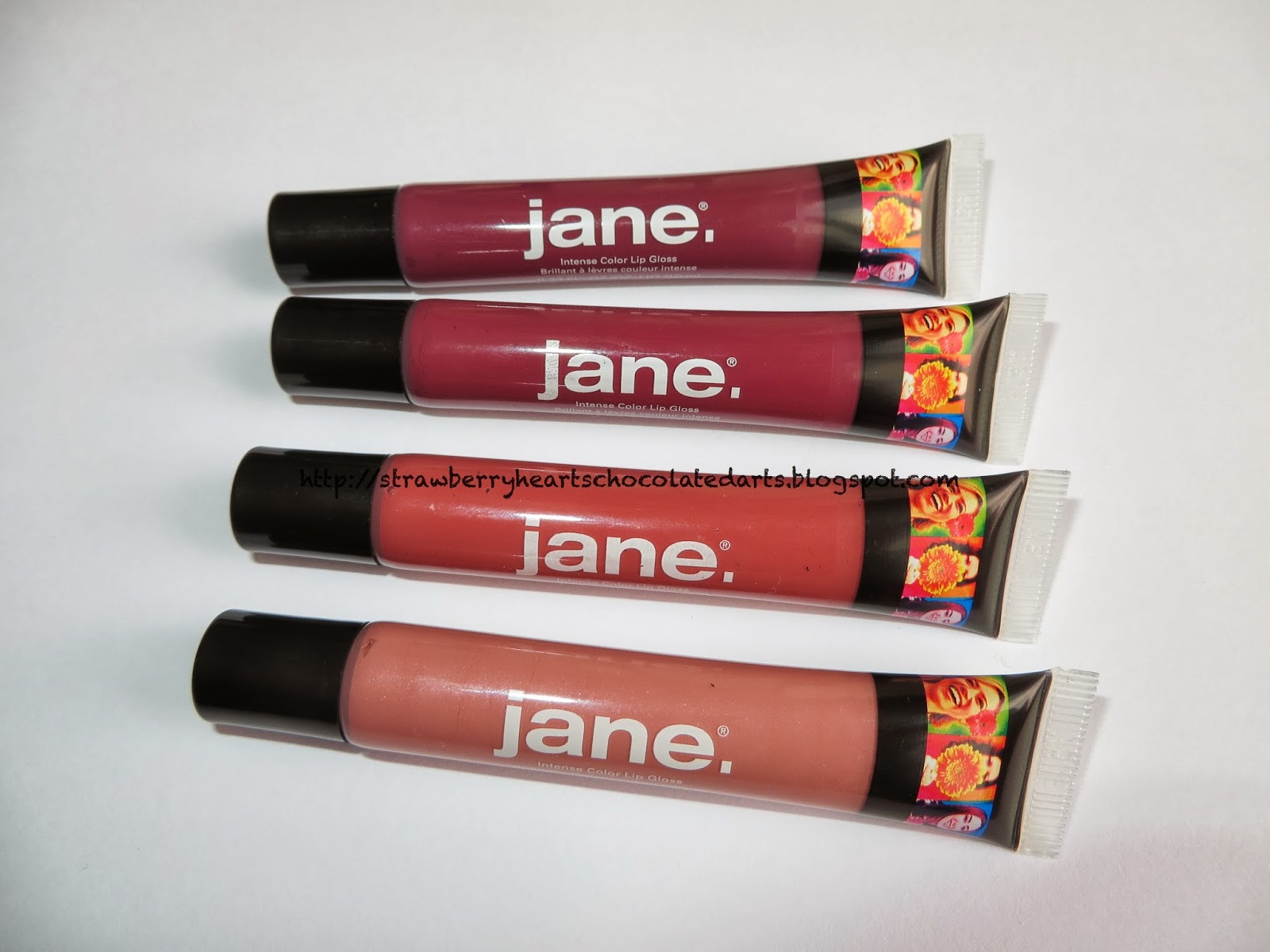 Strawberry Hearts Chocolate Darts: JANE Cosmetics Intense Color Lip