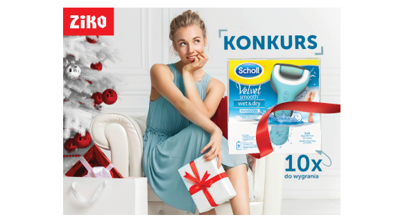 Wygraj elektryczny pilnik marki Scholl - 10 szt. czeka Konkurs