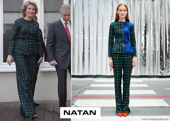 Queen Mathilde wore Natan ouitfit from Fall Winter 2019 Collection