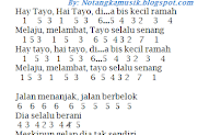 Not Balok Lagu Anak Kumpulan Not Lagu