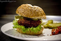 Burgery jaglano - buraczane