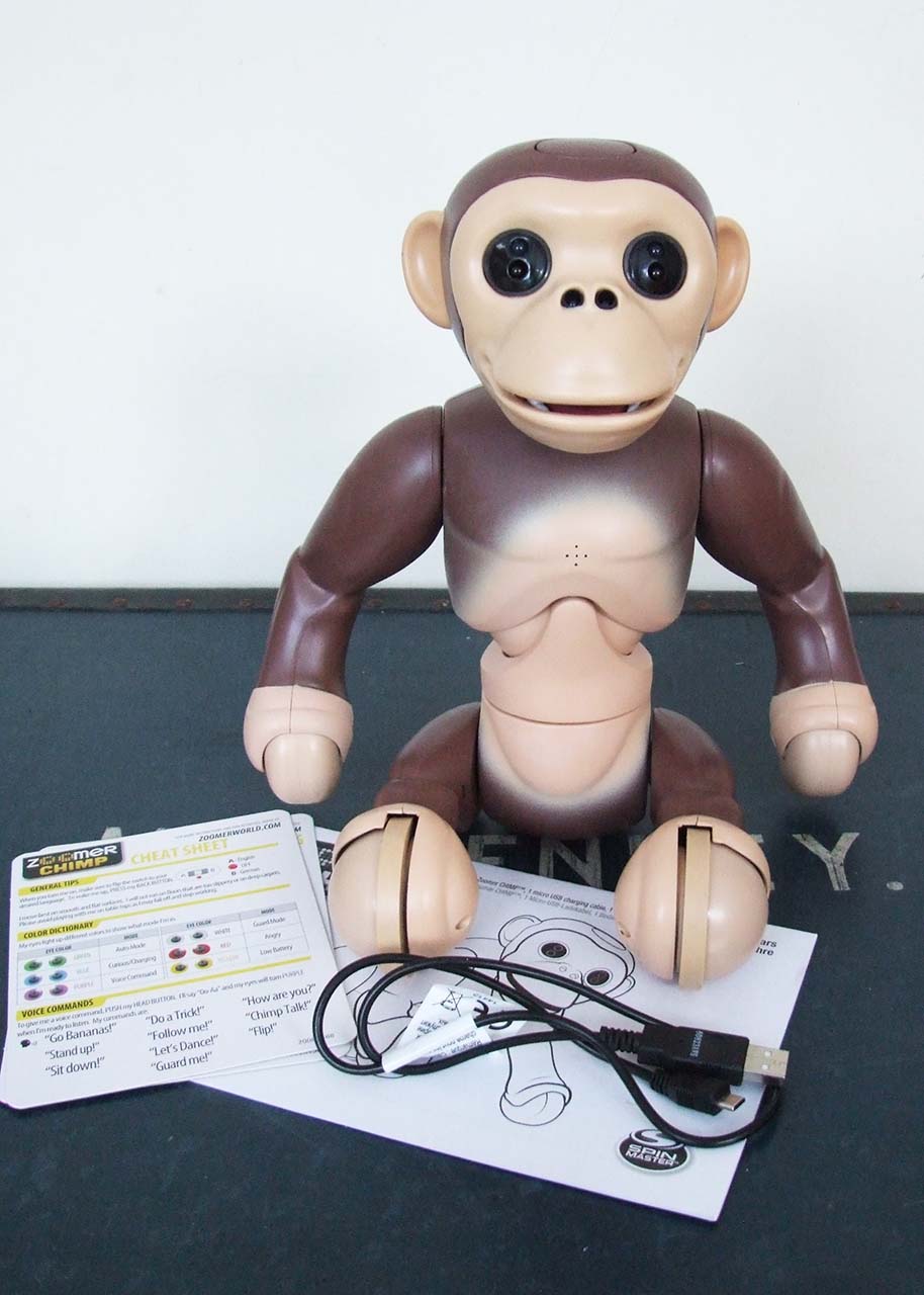 zoomer chimp robot monkey
