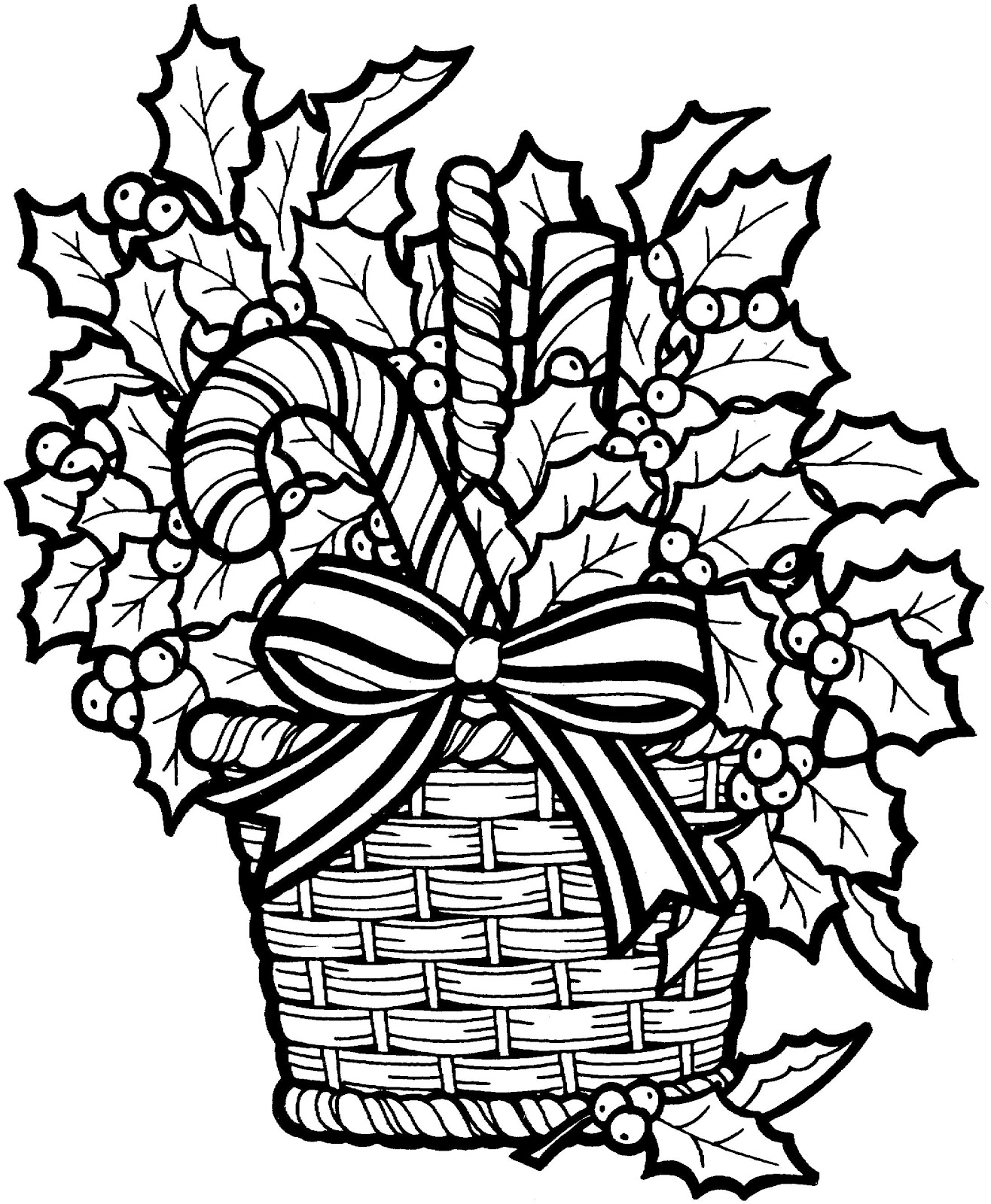 free black and white clipart for christmas - photo #3