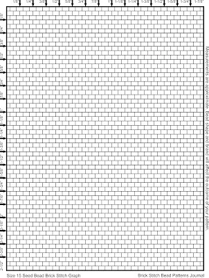 brick stitch bead patterns journal size 15 seed bead free brick stitch graph paper