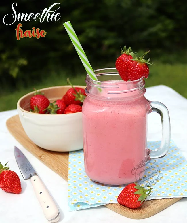 milk-shake fraise