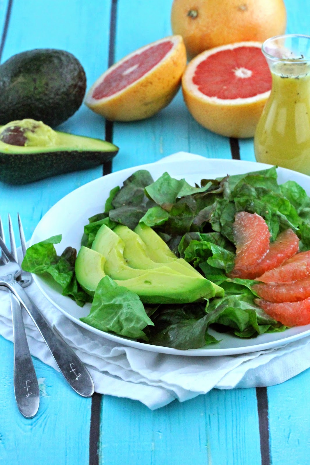 grapefruit avocado salad