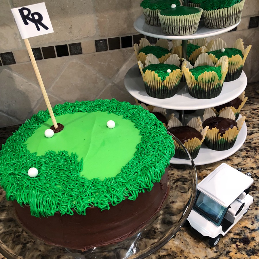 Shower Of Roses Another Quick And Easy Golf Cake