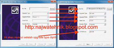 Tampilan Setelah Tool Dibuka Upgrade Receiver Mpeg2