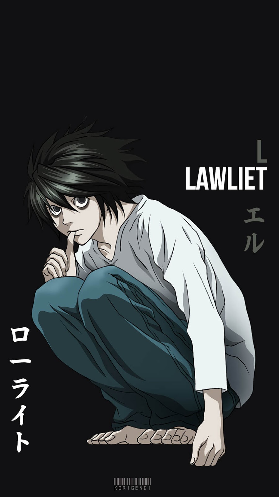 L Wallpapers Death Note  Wallpaper Cave