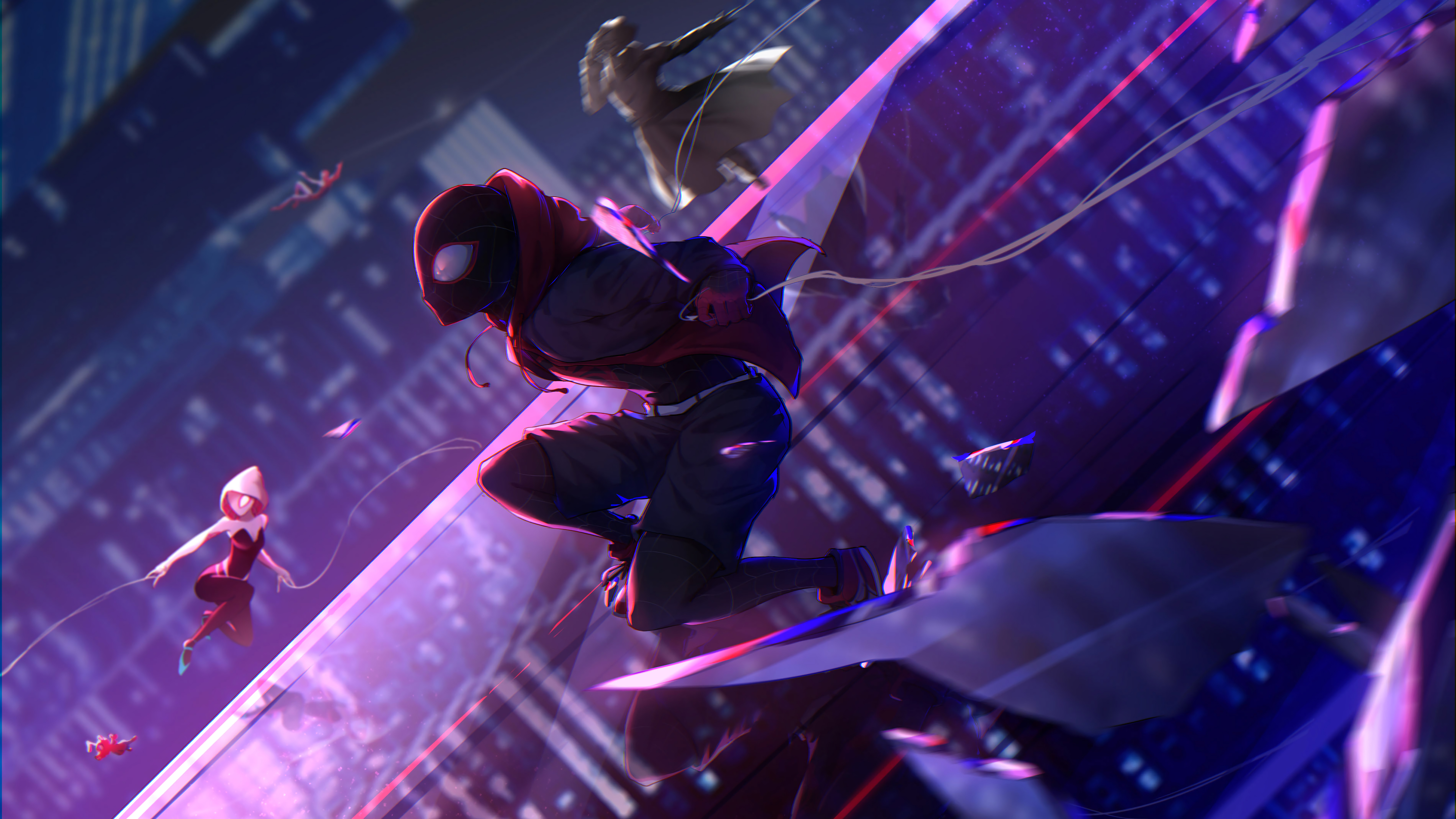 Featured image of post Spiderman Into The Spider Verse Desktop Wallpaper Posted by admin on november 8 2018 if you don t find the exact resolution you are looking for then go for original or higher resolution which may fits perfect to your desktop