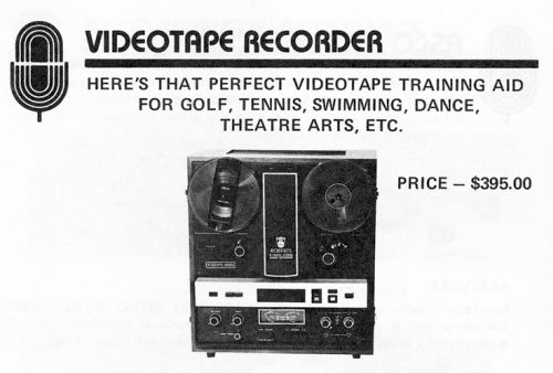 Audio / Video Tape Recorder (1968)