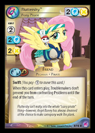 My Little Pony Fluttershy, Pony Pirate Seaquestria and Beyond CCG Card