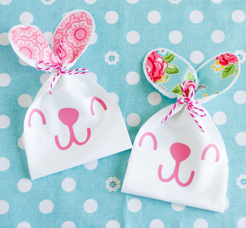 Fawn Easter Bunny Goodie Bags with Cricut Maker