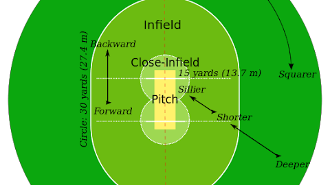 Bentuk dan Ukuran Lapangan Kriket