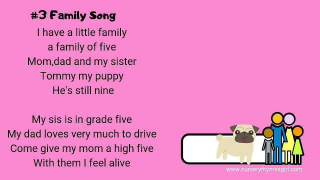 Free song lyrics for kids #3 Family Song - By Giraffee