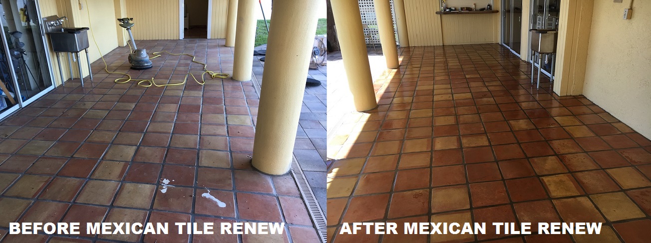 Mexican Tile And Grout Cleaning Mexican Tile Renew Sarasota Fl