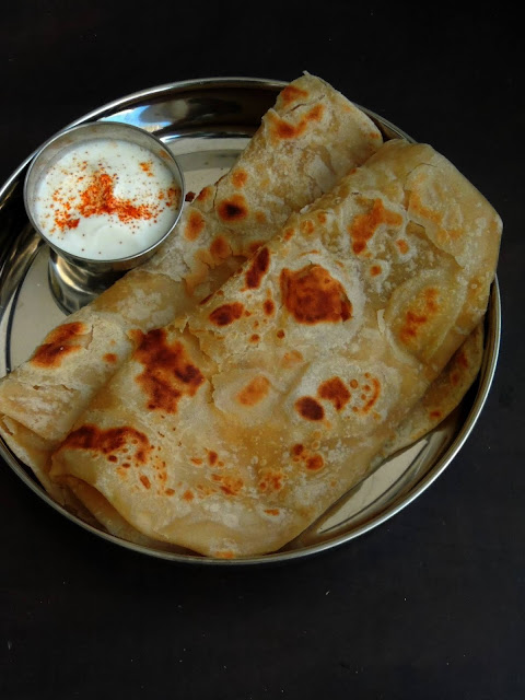 Awadhi Warqi Paratha, Layered Warqi Paratha Awadhi Warqi Paratha, Layered Warqi Paratha