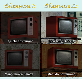 The Old Red TV in Shenmue 1 and 2.