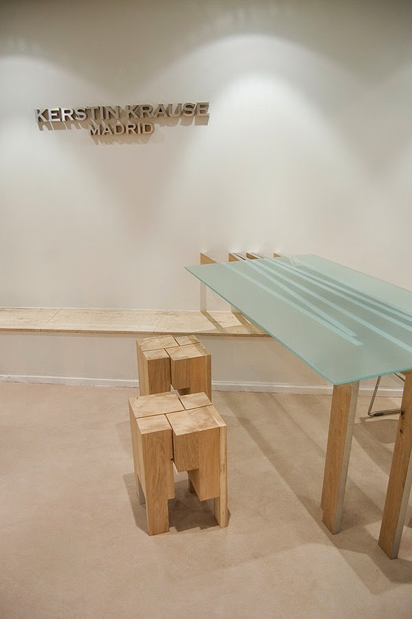 Caleidostudio projected Madrid showroom of designer Kerstin Krause