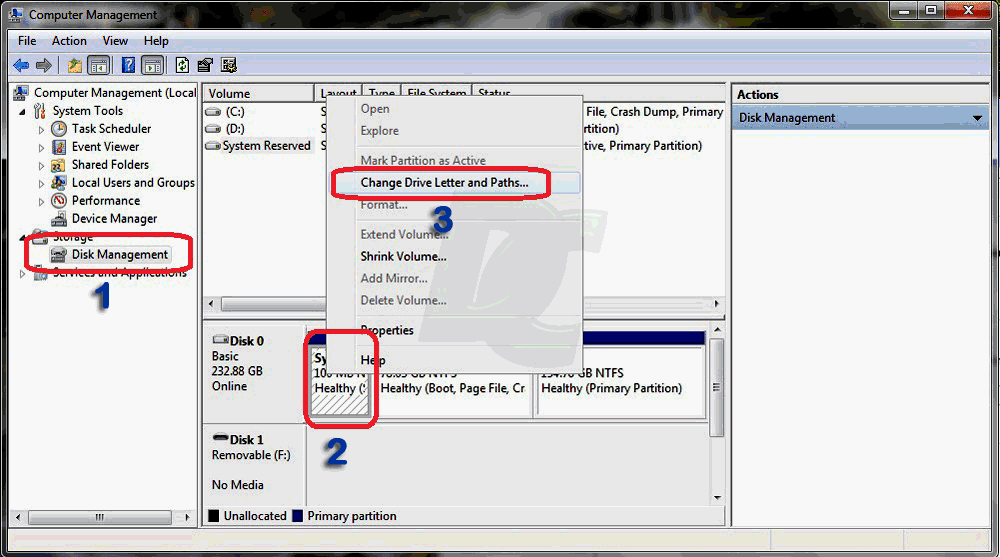 Cara Menampilkan Partisi Hilang di Windows7 - Dhicomp