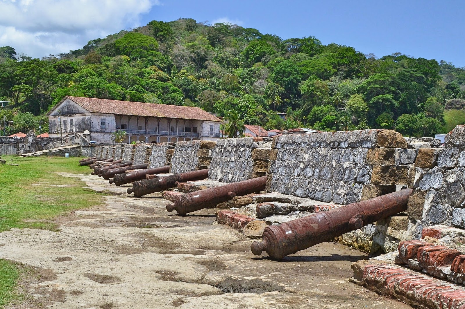 Travel in the nature Portobelo Fortress Panama