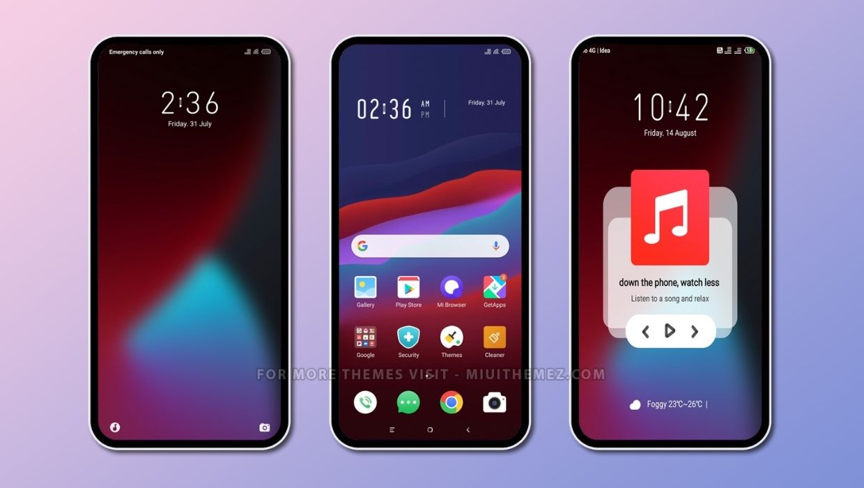 PROJECT [Aurora] MIUI Theme Attractive Xiaomi Theme for MIUI 12 and