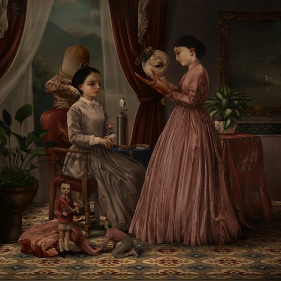 As surreais e macabras pinturas de Roby Dwi Antono Roby Dwi Antono pinturas ilustrações surreais bizarras fofas macabras