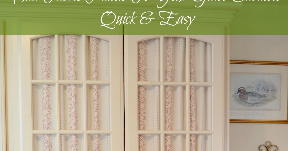 How To Cover Glass Doors With Fabric Exquisitely Unremarkable