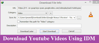 Download Youtube Videos Using IDM 0
