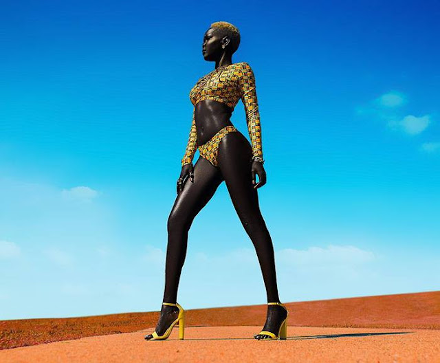 Absolutely Stunning Pictures Shows How Beautiful This "Queen Of The Dark" Model Is.