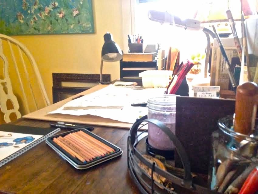 You Could Make That ACCORDIAN WATERCOLOR JOURNALS AND A CLEAN ART ROOM