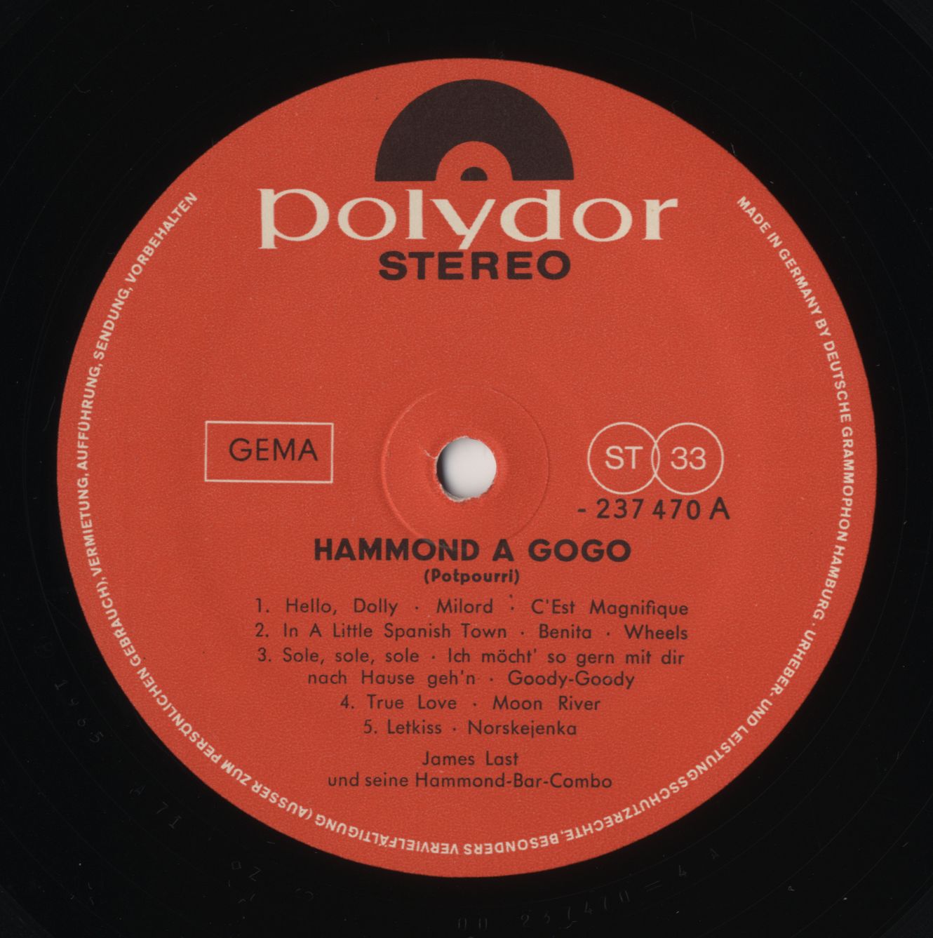 James Last 1965 Hammond A Gogo