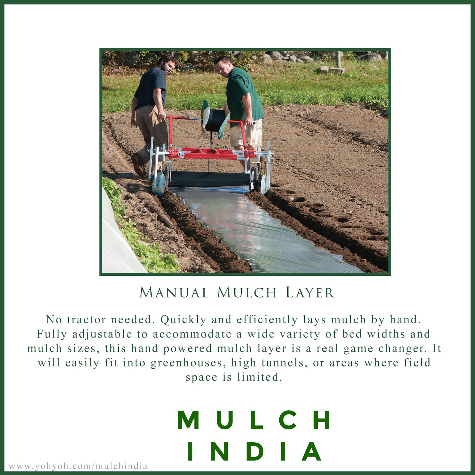 Manual Mulch Layer
