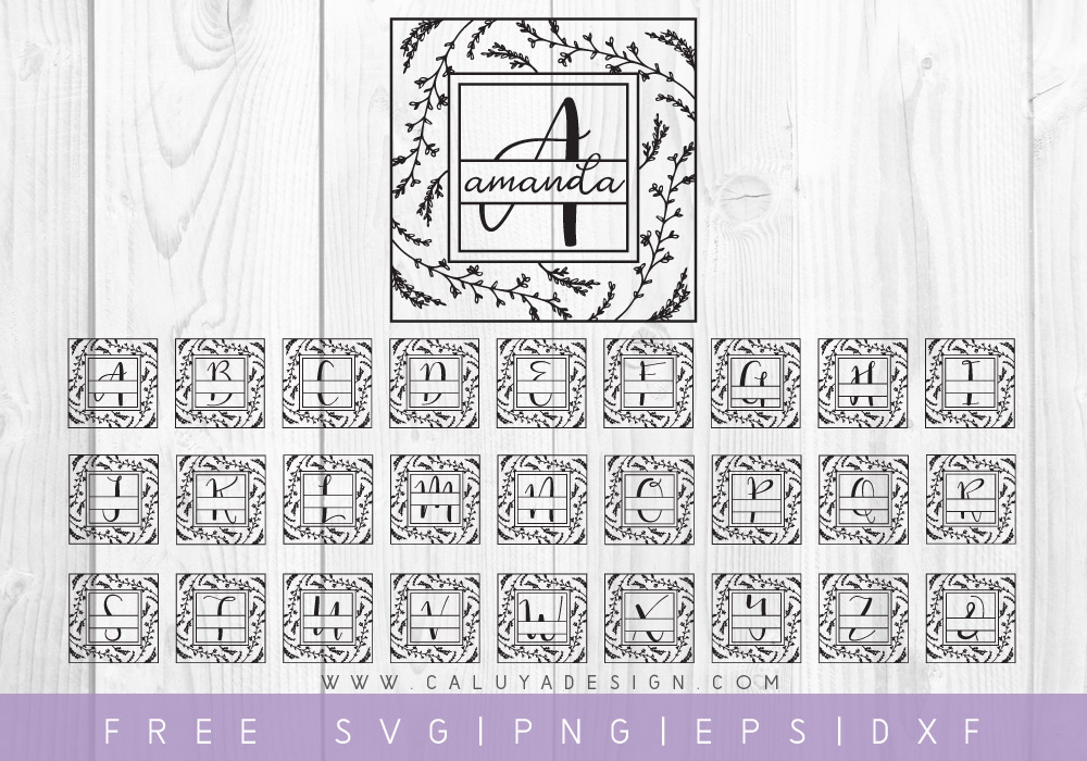 Quick Tip How To Make A Split Monogram And Where To Find The Free Ones
