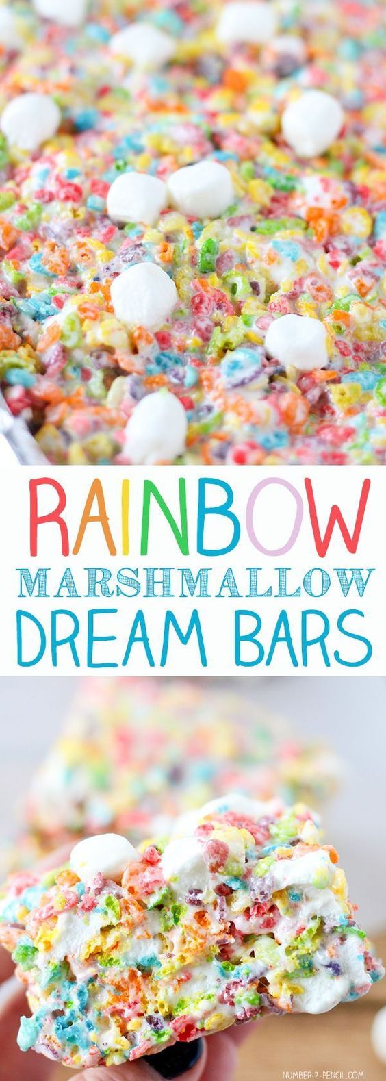 top recipes RAINBOW MARSHMALLOW DREAM BARS