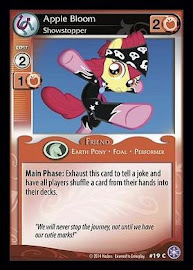 My Little Pony Apple Bloom, Showstopper The Crystal Games CCG Card