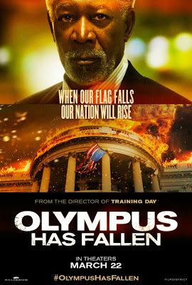 Olympus has Fallen Morgan Freeman Poster