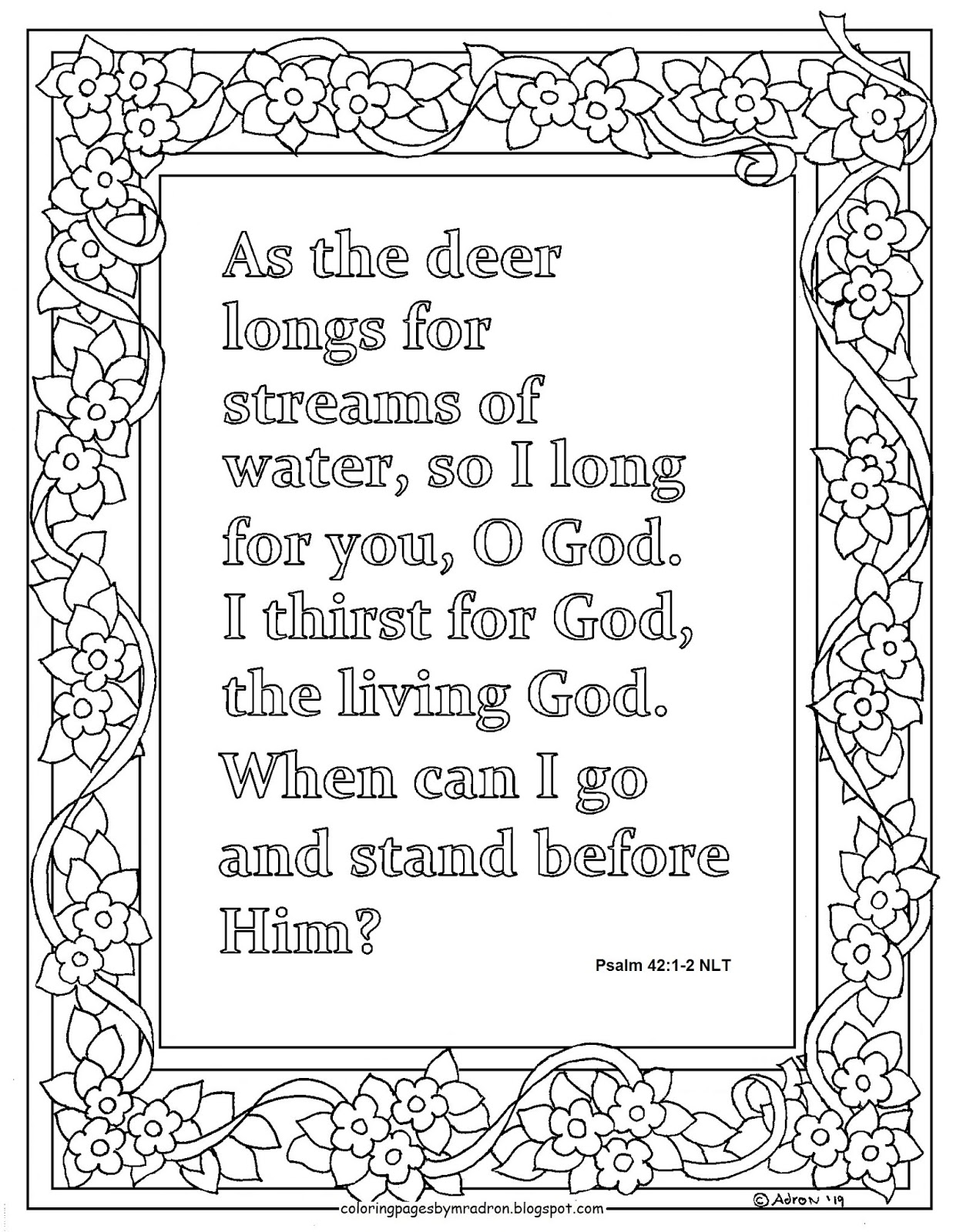 What is psalm 42 about image