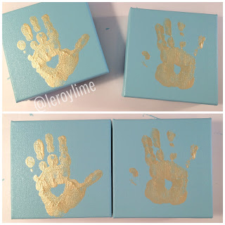 Golden Handprints - Kid Craft - LeroyLime