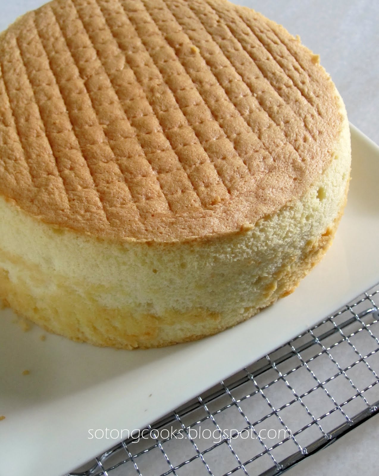 Sotong Cooks Cooking it my way! Basic Chiffon Cake