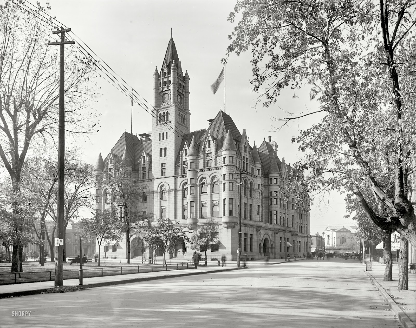 Árboles y Edificios Post office at St. Paul, Minnesota. (Circa 1902)